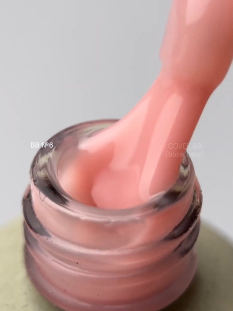 DA'23 COVER BASE BB #6, 30 ml - kamuflująca budująca baza hybrydowa (intensywny różowy nude)