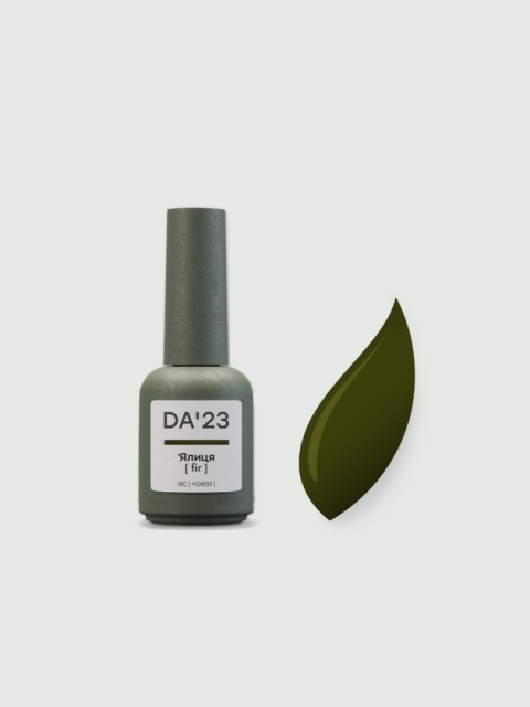DA'23 GEL POLISH ‘FIR, 8 ml – lakier hybrydowy (ciemna, leśna zieleń z nutą brązu)