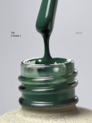DA'23 GEL POLISH ‘FOREST, 8 ml – lakier hybrydowy (ciemna, butelkowa zieleń)