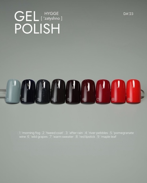 DA'23 'RED LIPSTICK GEL POLISH, 8 ML