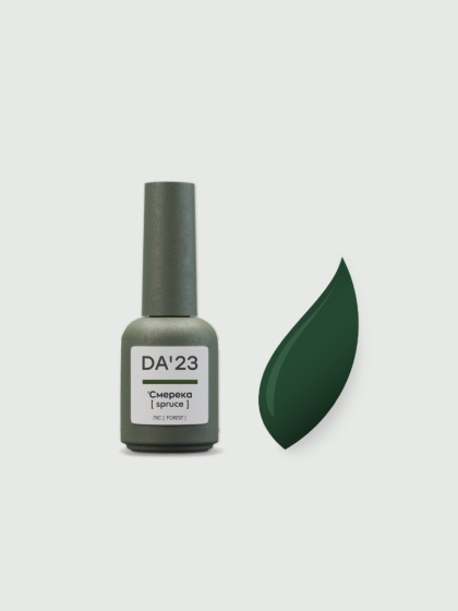 DA'23 GEL POLISH ‘SPRUCE, 8 ml – lakier hybrydowy (głęboka, świerkowa zieleń)