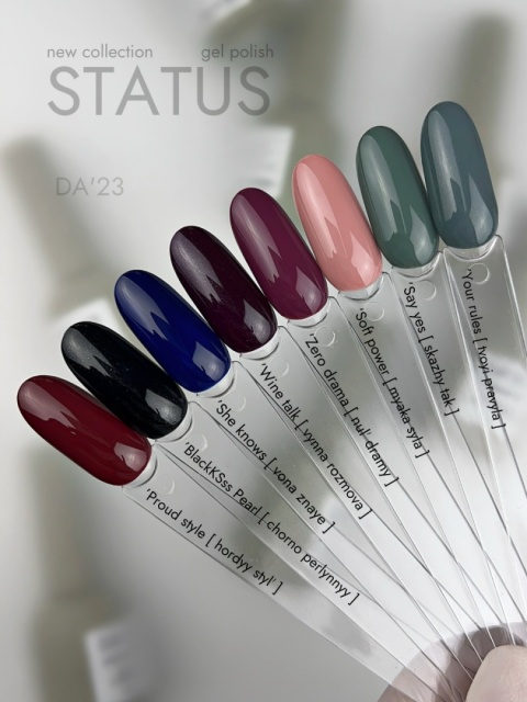 DA'23 GEL POLISH ‘ZERO DRAMA, 8 ml – lakier hybrydowy (burgundowy)